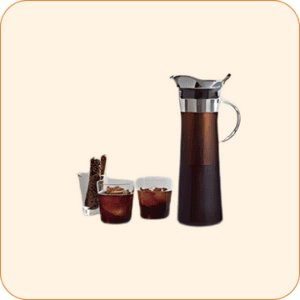 Coffee Cold Brew Glass With Handle 1000 Ml