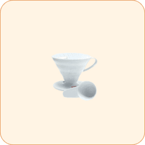 COFFEE HOT BREW PAPER DRIP WHITE 1-4 CUPS PLASTIC MATERIAL