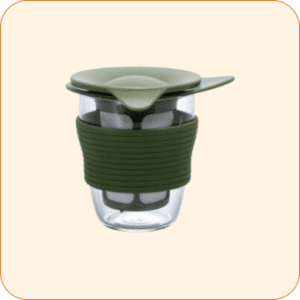 Handy Tea Maker Large Olive Green 350 Ml