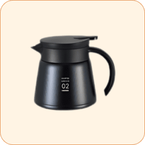 Hario V60 Termal Insulation Stainless Server 600 Black